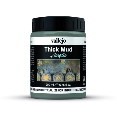 Vallejo Diorama Effects Industrial Thick Mud 200ml 26809