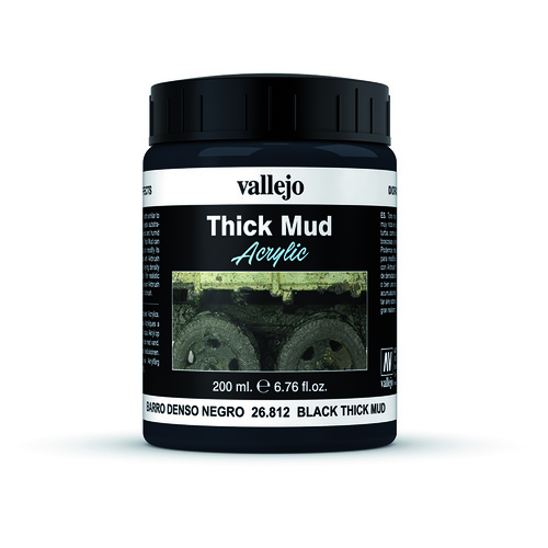 Vallejo Diorama Effects Black Thick Mud 200ml 26812