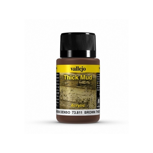 Vallejo Weathering Effects Brown Thick Mud 40 ml 73811
