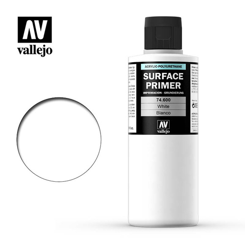 Vallejo Surface Primer White 200ml 74600