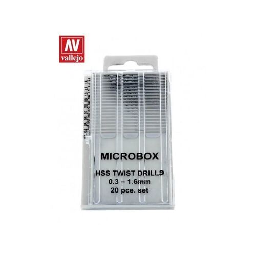 Vallejo Hobby Tools - Drill Bit Set (x20)